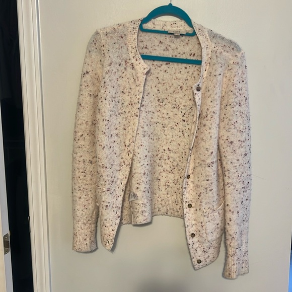 Loft Flecked Sweater Cardigan - Picture 2 of 9